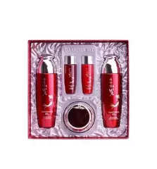 Jigott Daandan Bit Premium Red Ginseng 3 set Galactomyces антивозрастной набор на основе красного женьшеня и глактомисис 99%