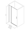 Allen Brau Priority 3.31039.BBA Душевая дверь, цвет: чёрный