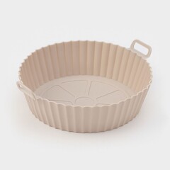 Форма силиконовая для запекания, d=20 см, цвет бежевый