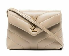 Сумка Saint Laurent Loulou Toy бежевый