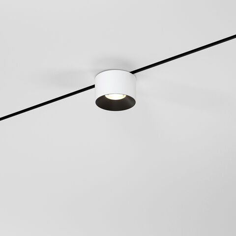 Магнитный трековый светильник Elektrostandard Mini Magnetic 5W 3000K 85205/01 белый/черный