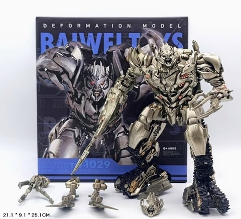 Трансформер Мегатрон металл с аксессуарами, 21*26