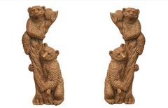 Силиконовые молды Медведи большие левый и правый. Набор 2 шт