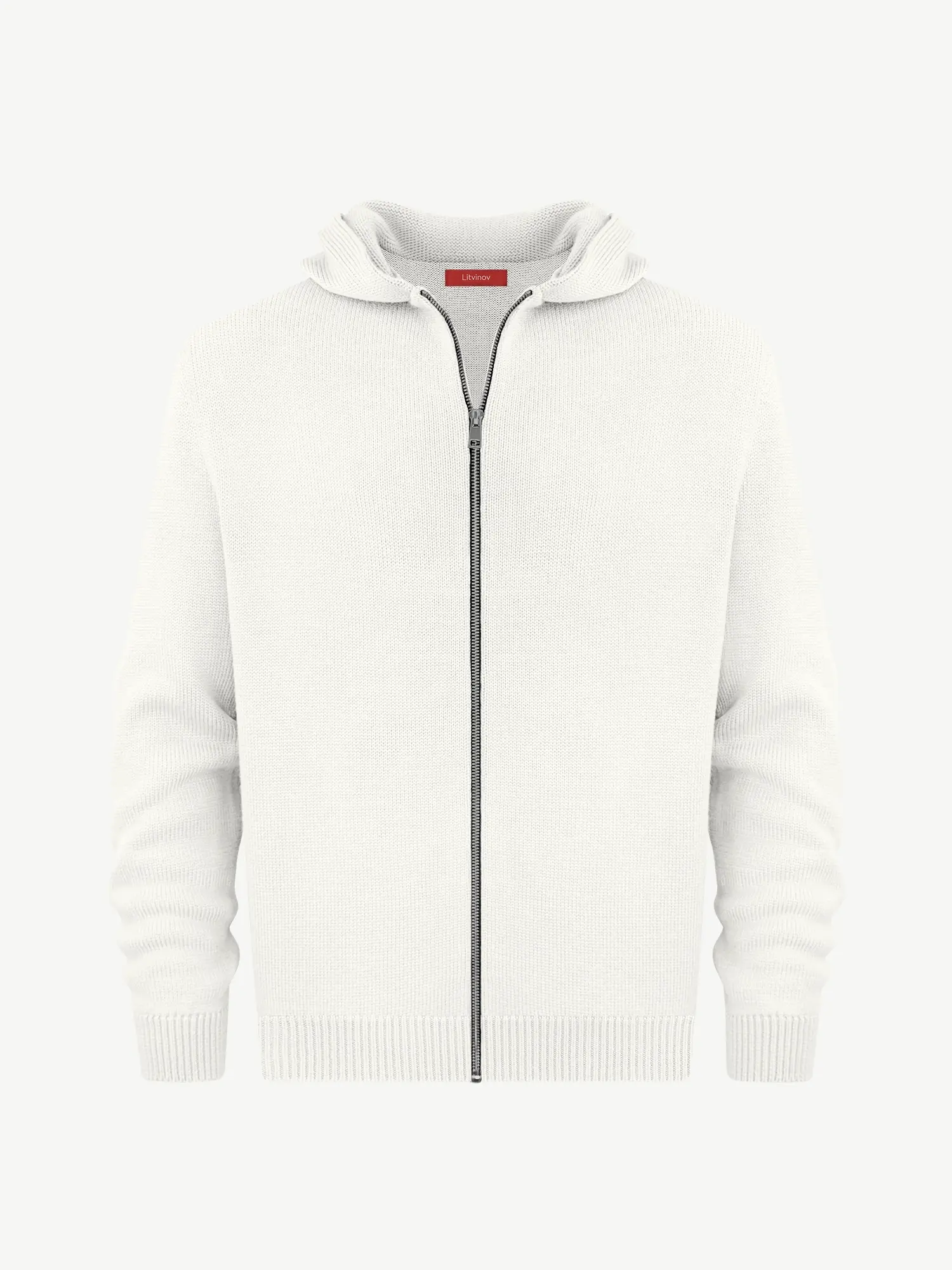 Толстовка на замке из шелка