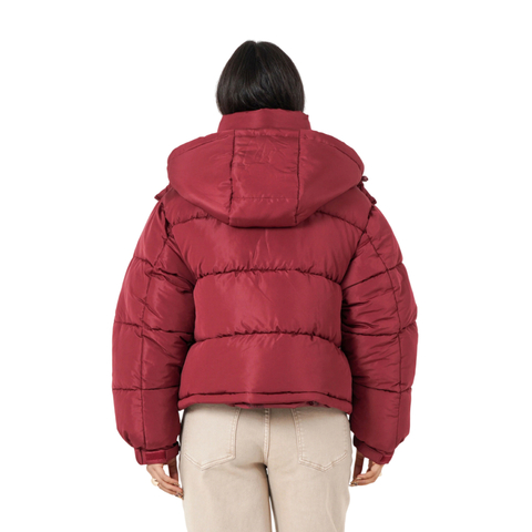 BIG puffer jacket Burgundy