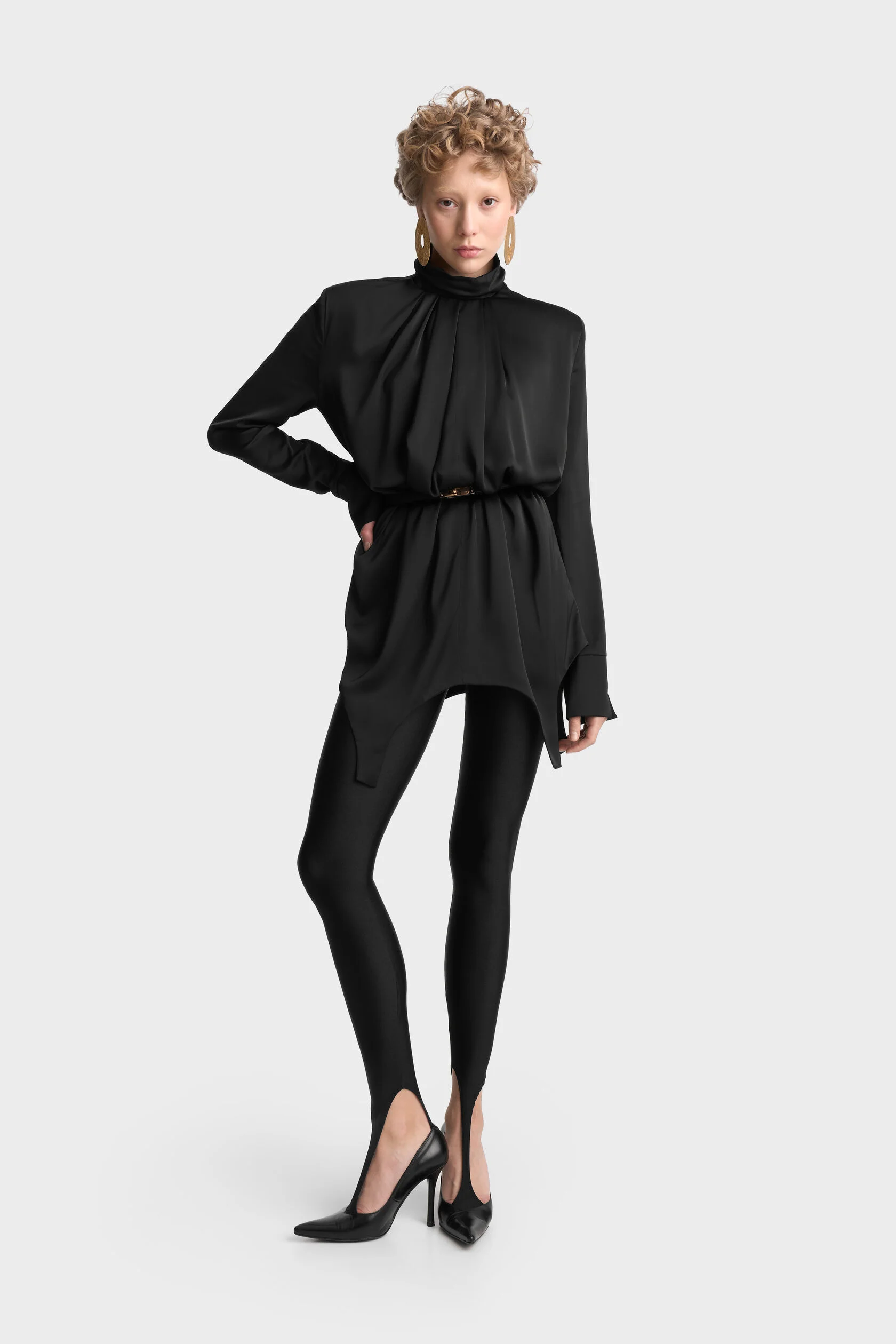 Блузка Satisfaction, Черная