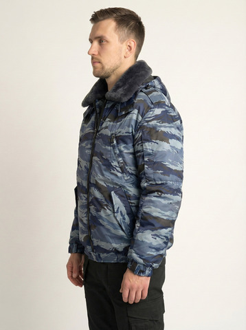 Бушлат охранника Альфа-2 (серый камыш)