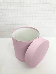 Цилиндр одиночный, Розовый, 18*18 см, 1 шт.