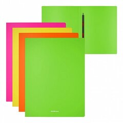 
          Папка с пружинным скоросшивателем Erich Krause А4, 231х310х17 мм, 600 мкм "Matt Neon", ассорти