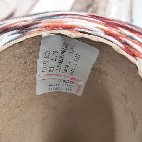 Меринос кардный FIL-3 STRIPE 200 серо-бело-коричневый секционный