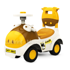 Детский толокар/каталка "MalinaBay НТ-5517" оранжево-белый