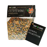 Макароны Птитим со шпинатом, томатом и голубой спирулиной МК 400 г