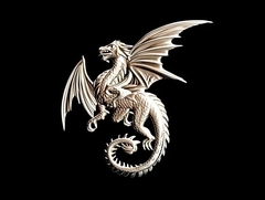 Силиконовый молд Дракон № 2 ( Игра престолов)