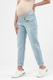 Джинсы для беременных (BOYFRIEND) 15766 голубой
