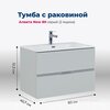 Aquanet 274113 Тумба с раковиной Алвита new 80 2 ящ. цв.серый (274113)
