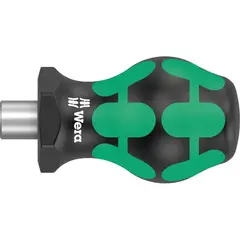 Короткая ручка-битодержатель с магнитом Stubby WERA 05008880001