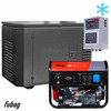 Бензиновый генератор в зимнем кожухе с блоком АВР Fubag BS 6600 A ES/1200SCW RAL 7024 — фото 1