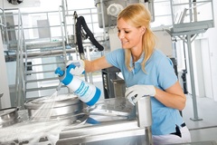 Пенный распылитель Gloria FoamMaster FM10, вертикальная помпа, хим. стойкий, объем 1 л