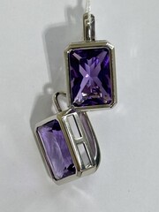 Багет  (серьги из серебра)