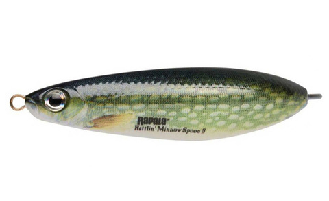 Незацепляйка RAPALA Rattlin' Minnow Spoon 8 см, цвет PK