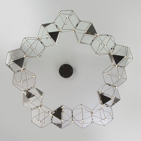 Подвесной светодиодный светильник Eurosvet Uma 90369/15 черный жемчуг