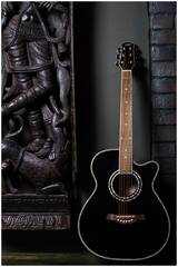 FLIGHT F-230C BK Гитара акустическая шестиструнная