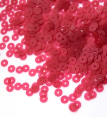 Пайетки плоские 4 мм. Fucsia (576F)