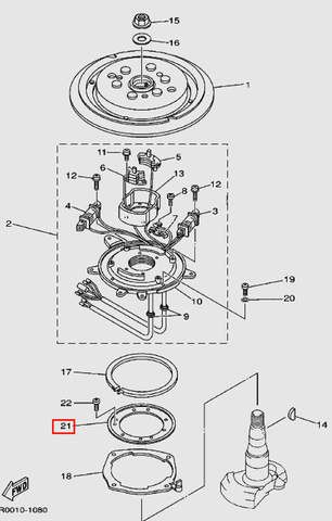 Кольцо статора для лодочного мотора Т30 Sea-PRO