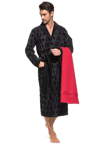 Набор: махровый халат и полотенце Black Jack в подарочной коробк