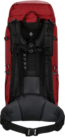 Картинка рюкзак туристический Redfox light 80 v5 1200/т.красный - 4