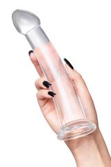 Прозрачный нереалистичный фаллоимитатор Jelly Dildo XL - 22 см. - 