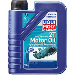 Синтетическое моторное масло для водной техники Marine Fully Synthetic 2T Motor Oil - 1 л