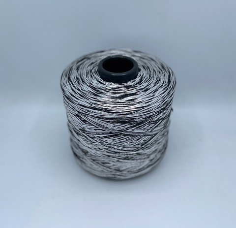 Luxury Production by Ri.Go (пр.Италия), art-Emporium, 340м/100гр, 90%Меринос,8%Полиэстер(фольга), 2%Полиамид , цвет-Черный+серебро(388/128) ,арт.32237