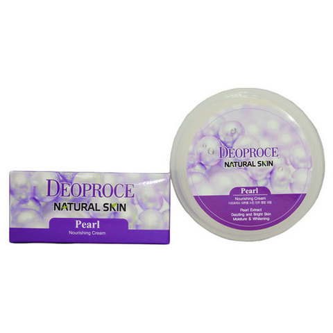 Deoproce Natural Skin Pearl Nourishing - Крем для лица и тела с экстрактом жемчуга