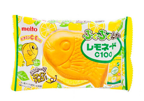 Вафли Тайяки со вкусом лимонада Meito, 16.5г