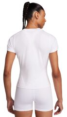 Женская теннисная футболка Nike Court Dri-Fit Advantage Top - white/white/white/black