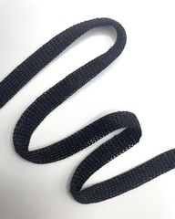 Шнур, цвет: чёрный, ширина 12мм