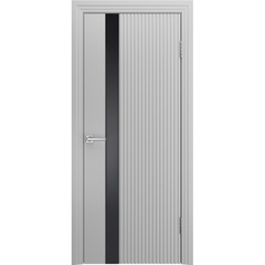 Купить Межкомнатная дверь эмаль Ultra RAL 7047 остеклённая
