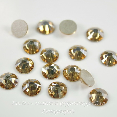 2058 Стразы Сваровски холодной фиксации Crystal Golden Shadow ss 20 (4,6-4,8 мм), 10 штук