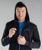 Костюм спортивный Nordski Zip Hood Cuffed Black-Blue мужской