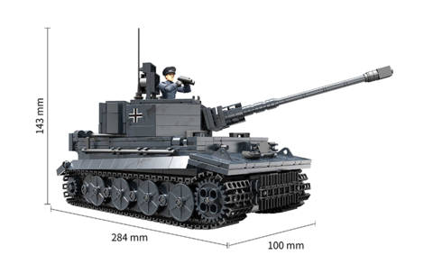 Конструктор Танки Второй Мировой войны Немецкий танк Тигр Pz.Kpfw. VI