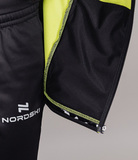 Детский утеплённый лыжный костюм Nordski Jr. Base Lime-Black