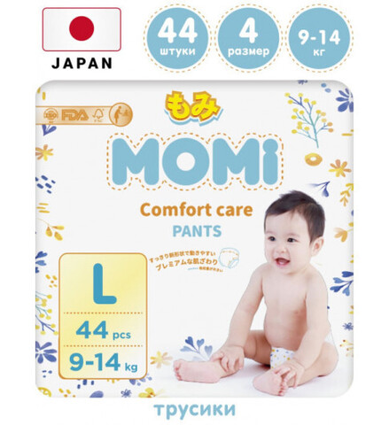 Трусики MOMI COMFORT CARE, 9-14 кг (L)