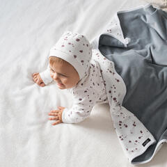 Двусторонний велюровый плед Mjölk Baby Blue