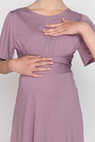 Платье для беременных и кормящих 10340 капучино
