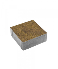 Гранитная тротуарная плитка КВАДРАТ - А.2.К.4 Листопад гранит Янтарь