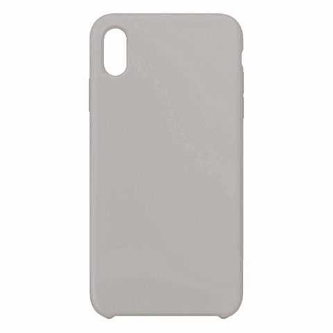 Силиконовый чехол Silicon Case WS для iPhone XR (Серый)