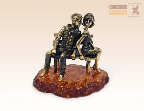 фигурка Влюбленные на янтаре