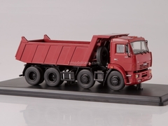 KAMAZ-6540 8x4 tipper early burgundy 1:43 Start Scale Models (SSM)