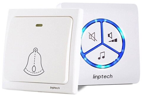 Умный дверной звонок Xiaomi Linptech Self Powered Wireless Doorbell G1
